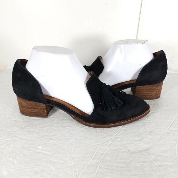 Free People Jeffrey Campbell Women's Charles US8 Suede Slip-On Tassel Loafers - Picture 9 of 15